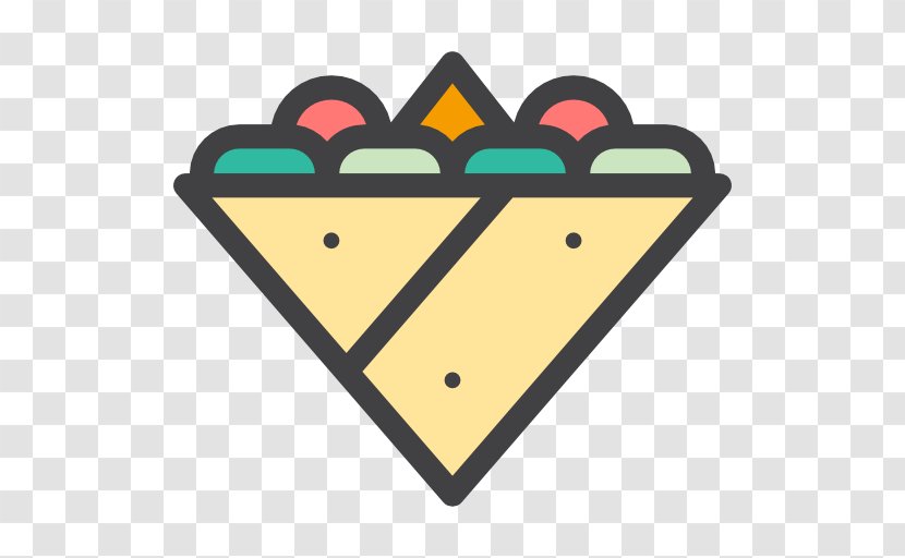Taco Fast Food Snack - Triangle Transparent PNG