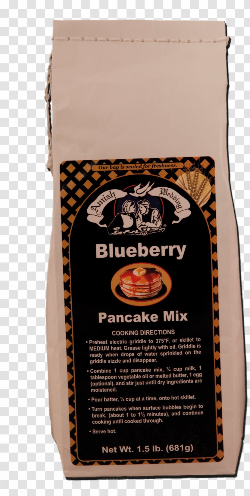 Pancake Buttermilk Troyer Amish Ingredient - Ounce - Mix Berry Transparent PNG