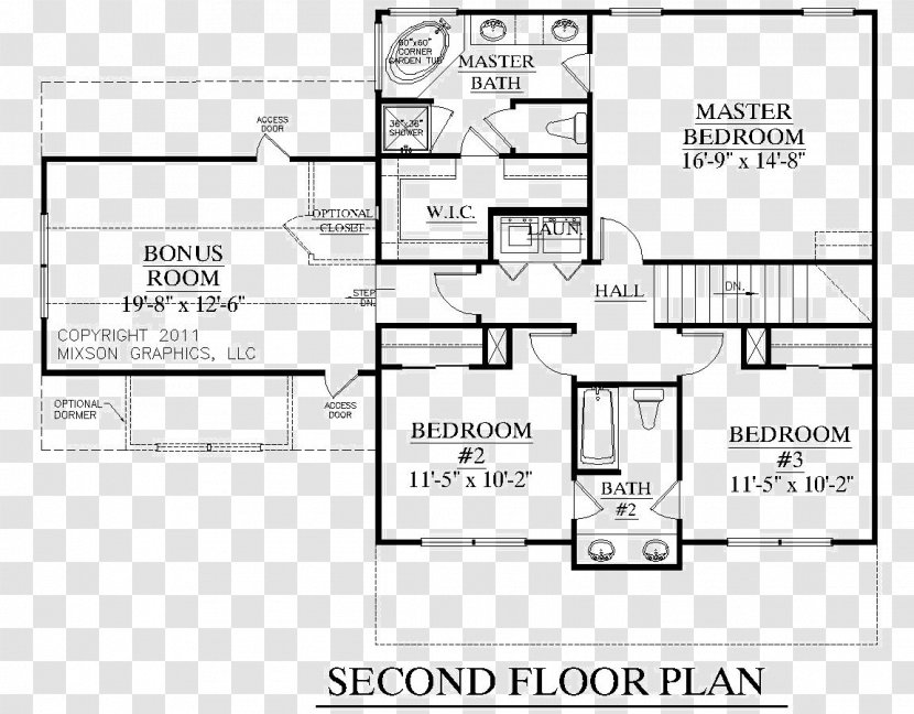 Document Technical Drawing Floor Plan - Black And White - Design Transparent PNG