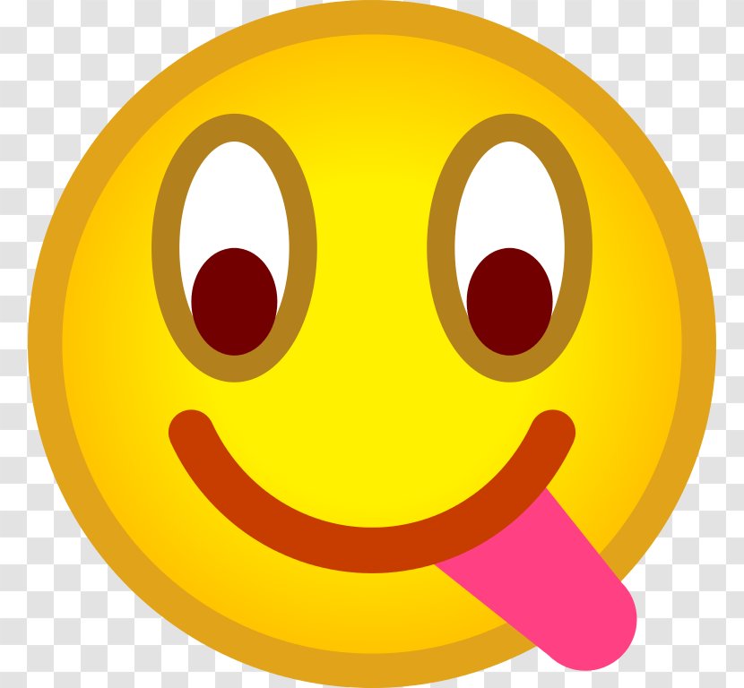 Emoticon Smiley Tongue Clip Art - Scalable Vector Graphics - Happy Face Sticking Out Transparent PNG