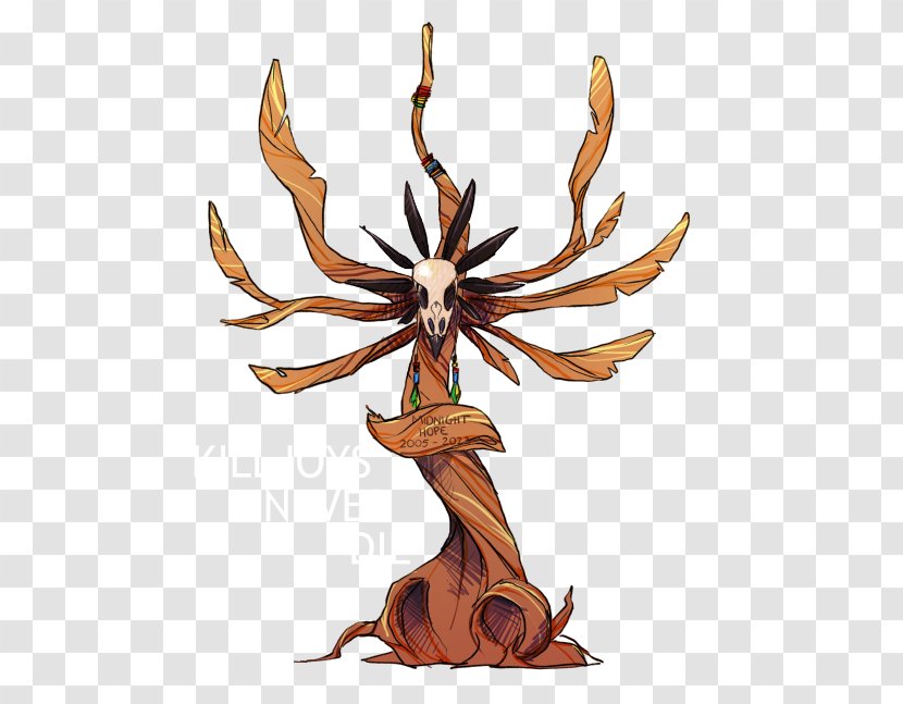 Tree Antler Legendary Creature Animated Cartoon - Fictional Character Transparent PNG