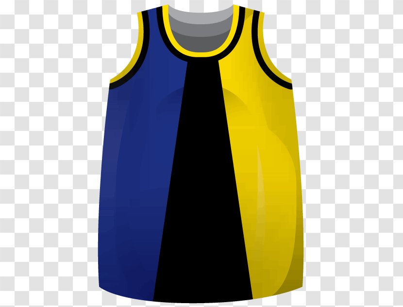 Basketball Uniform Jersey Team T-shirt - Yellow Transparent PNG