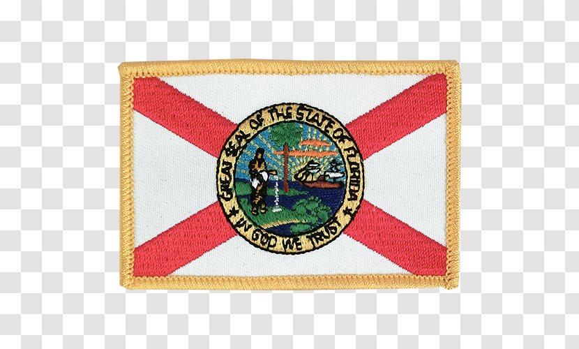 Flag Of Florida Fahne Patch Transparent PNG