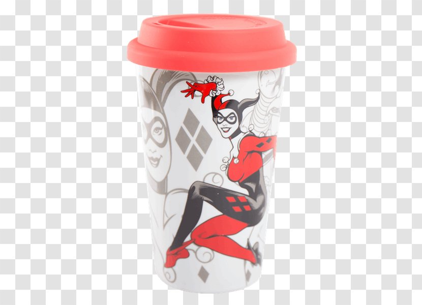 Coffee Cup Harley Quinn Mug Ceramic - Drinkware - Queen Transparent PNG