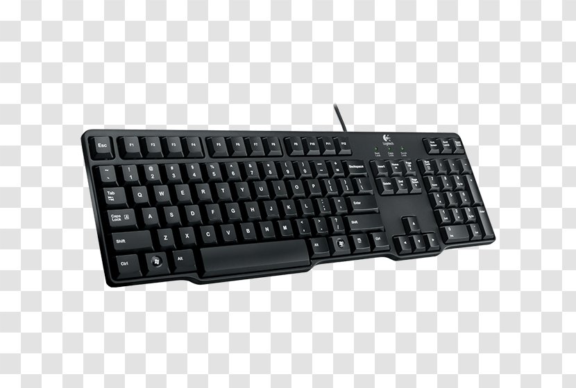 Computer Keyboard Mouse Logitech Classic K100 PS/2 Port Transparent PNG