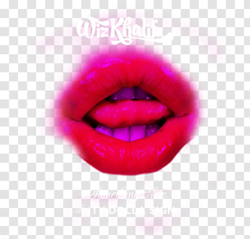Lipstick Magenta Close-up - Jaw - Wiz Khalifa Transparent PNG