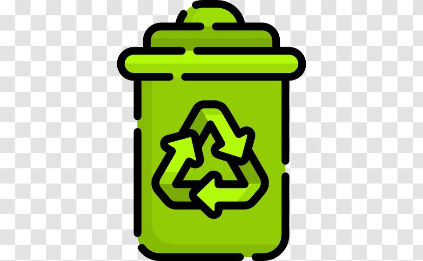 Rubbish Bins & Waste Paper Baskets Electronic Green Clip Art - Yellow Transparent PNG