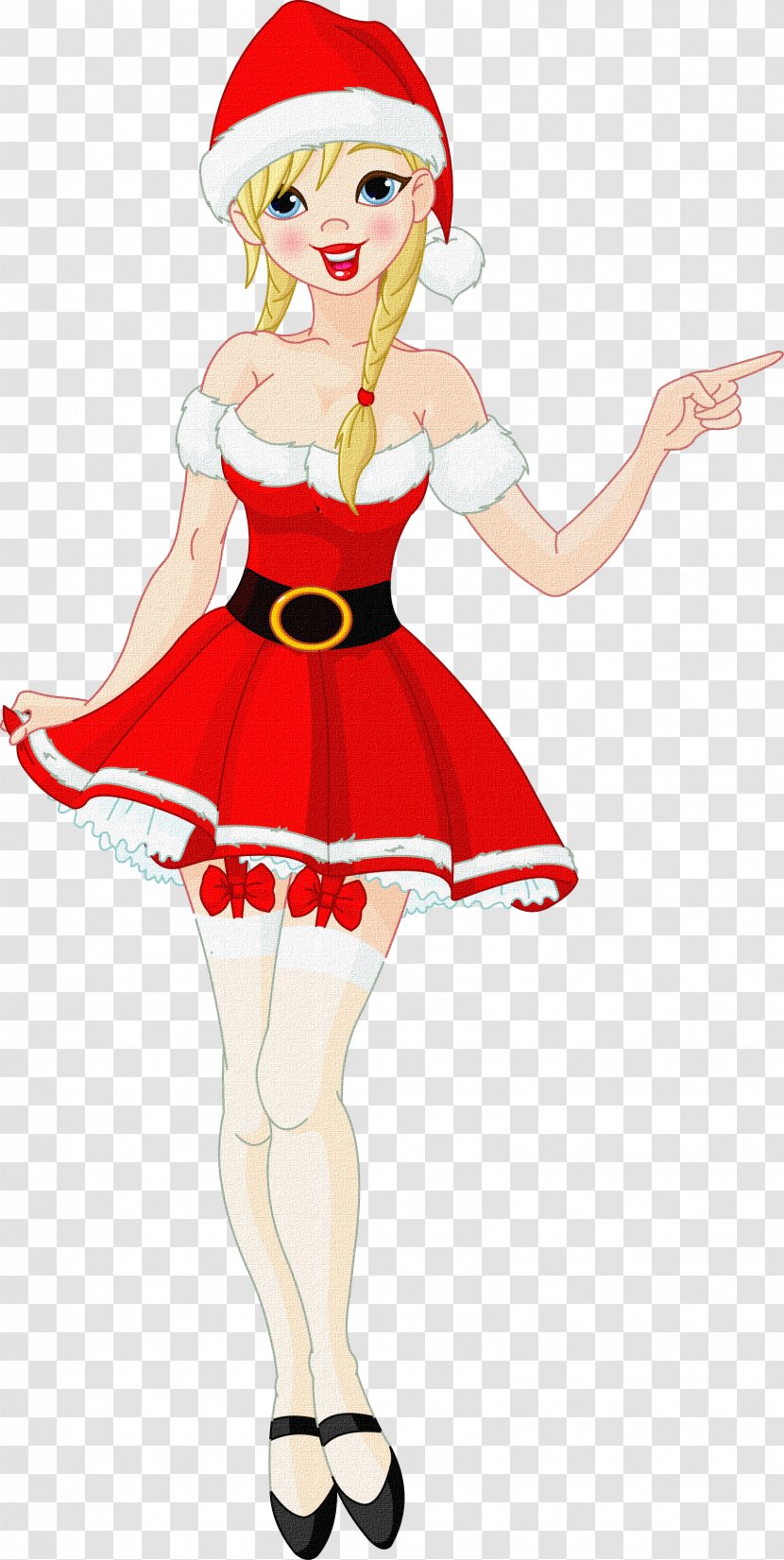 Santa Claus Drawing Christmas Clip Art - Cartoon - Dress Shirt Transparent PNG