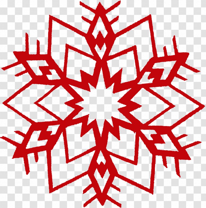 White Symmetry Circle - Black And - Snowflakes Transparent PNG