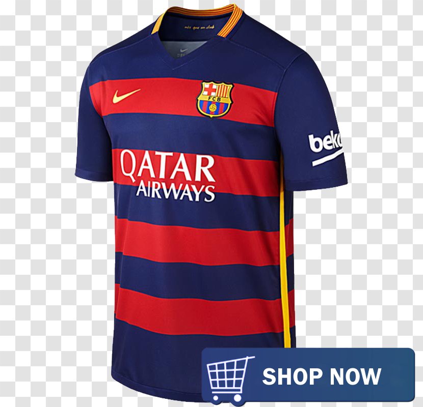 2015–16 FC Barcelona Season La Liga Jersey Kit - Fc Transparent PNG
