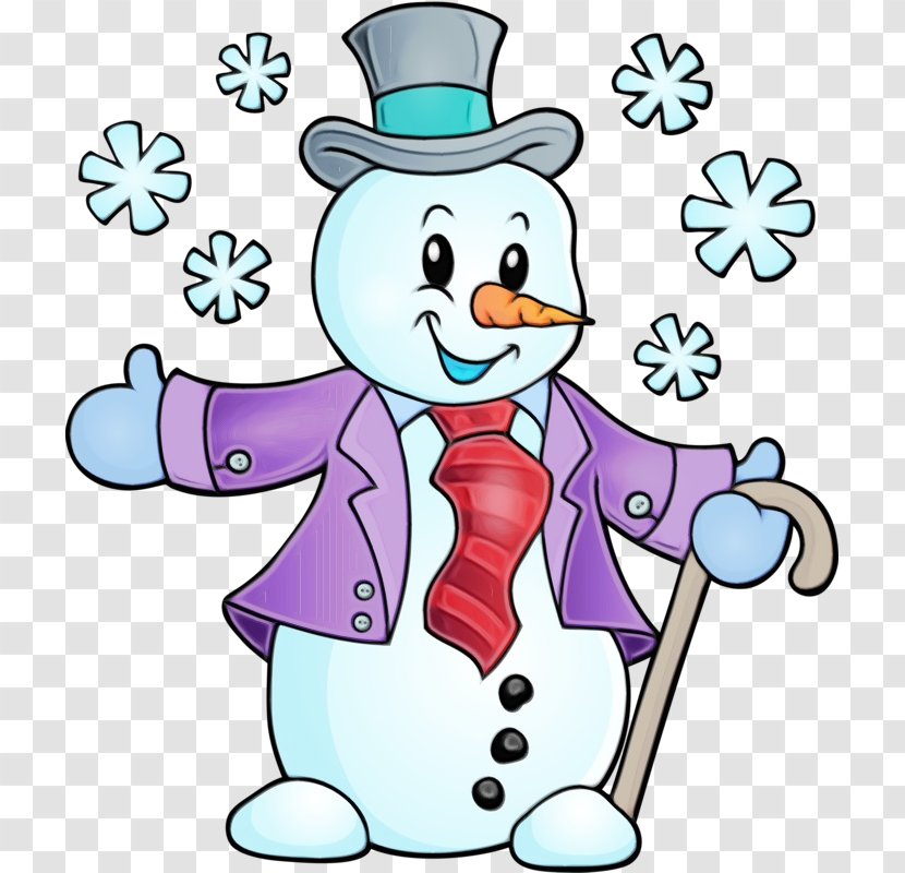 Snowman - Fictional Character - Pleased Transparent PNG