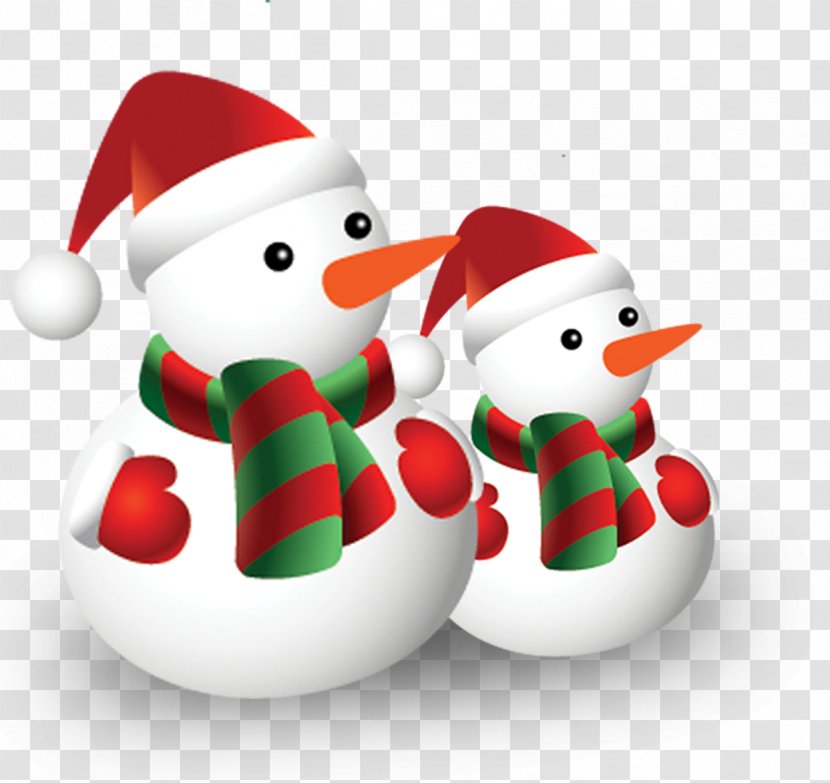 Christmas Snowman Clip Art - Ornament - Cartoon Transparent PNG