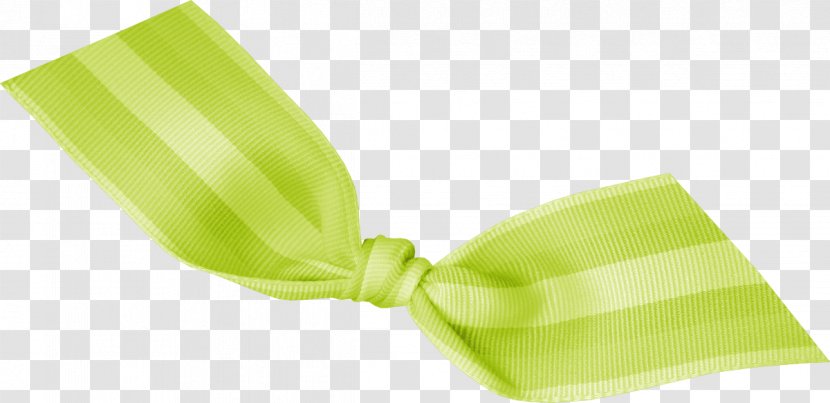 Green Ribbon - Bow Transparent PNG