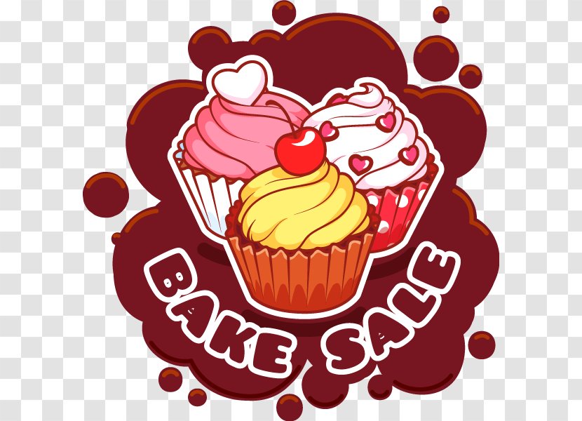 Cupcake Bakery Bake Sale Muffin Baking - Fruit - Sales Transparent PNG