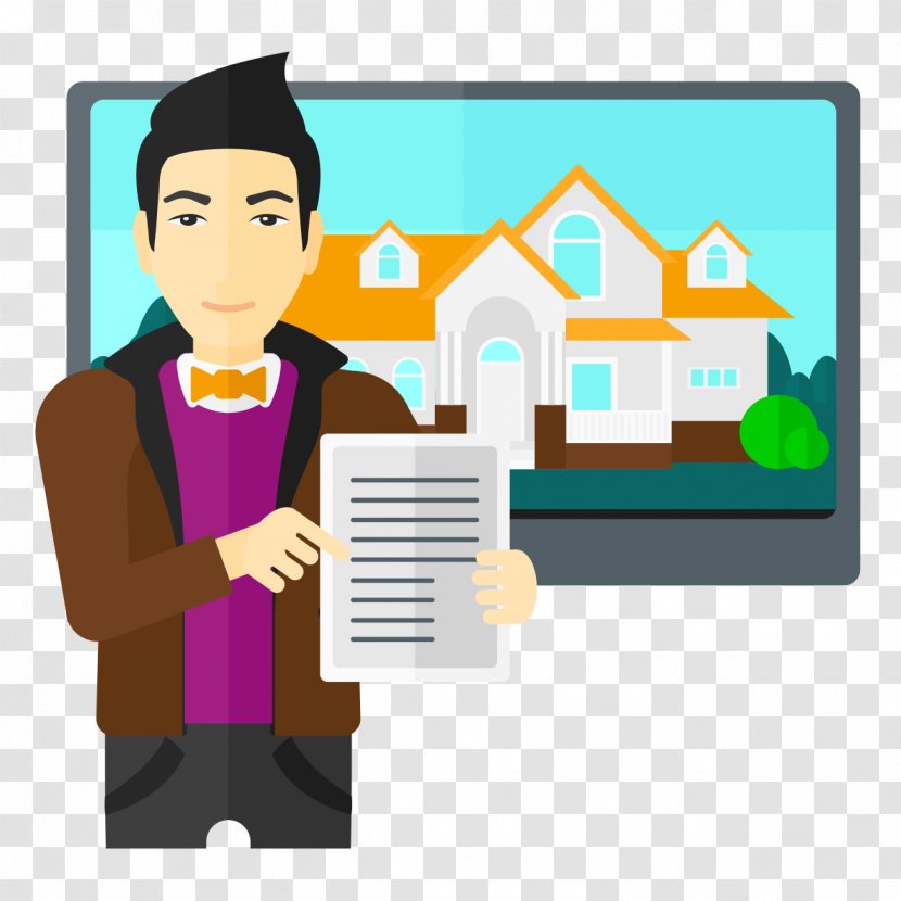 Drawing Royalty-free Photography - Silhouette - Real Estate Agent Transparent PNG