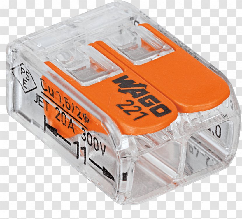WAGO Kontakttechnik Electrical Wires & Cable Terminal Connector - Wago Transparent PNG