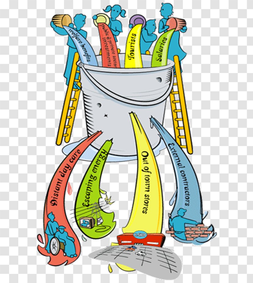 Leaky Bucket Cartoon Clip Art - Knowledge Sharing Transparent PNG