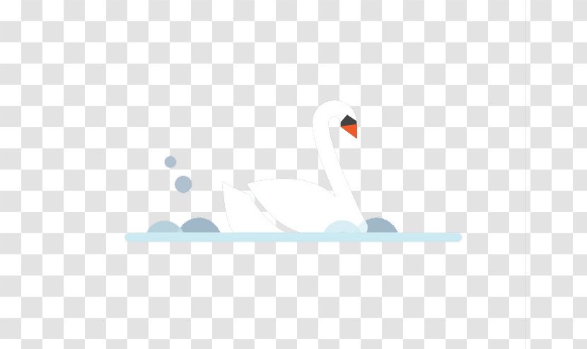 Bird Tile Pattern - Area - Swan On The Lake Transparent PNG