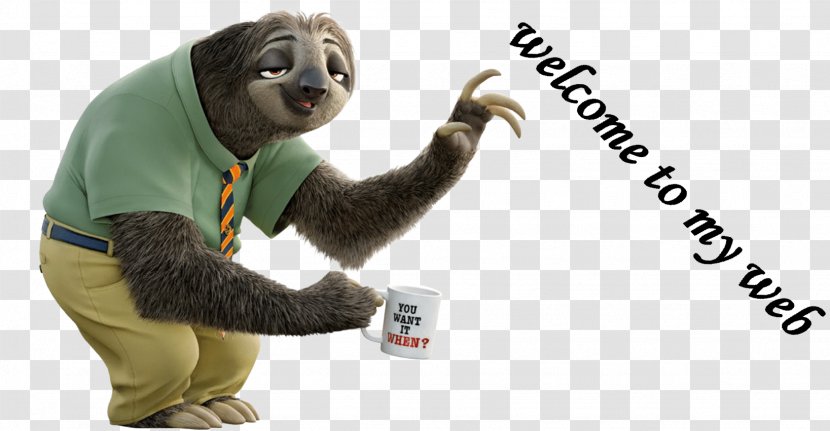 Sloth Flash Lt. Judy Hopps Nick Wilde Finnick - Walt Disney Company Transparent PNG