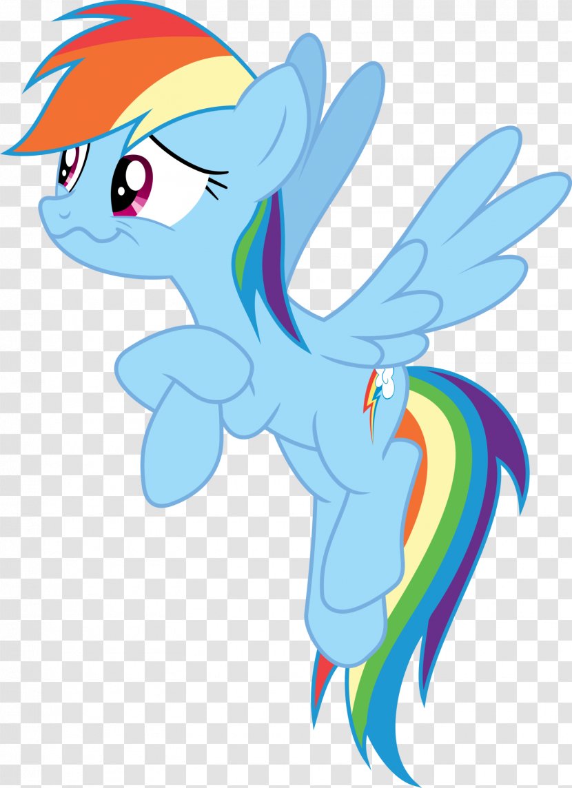 Rainbow Dash My Little Pony Horse - Like Mammal Transparent PNG