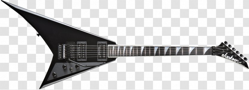 Jackson Rhoads Guitars USA Select Randy RR1 King V - Black And White - Guitar Transparent PNG