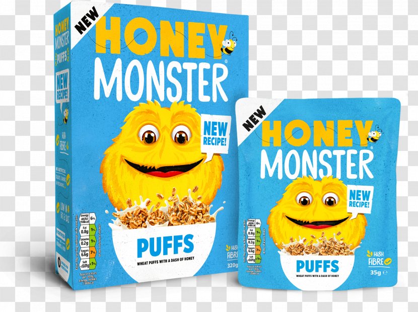 Breakfast Cereal Honey Monster Puffs Pmp ?1.99 Food - Smiley Transparent PNG