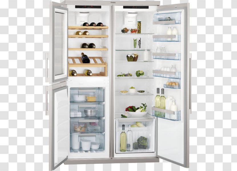 Refrigerator Freezers Auto-defrost AEG Home Appliance - Kitchen Transparent PNG