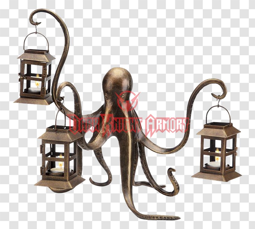 Octopus Lantern SPI Home Candle Tealight - Lighting - Nautical Steampunk Costume Transparent PNG
