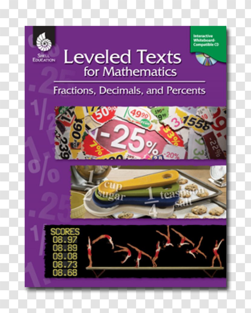 Leveled Texts For Mathematics: 6-Book Set Reading - Book - Mathematics Transparent PNG