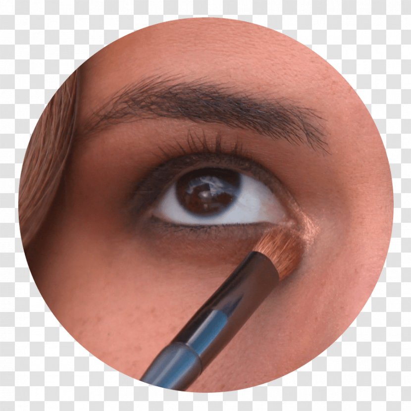 Eye Shadow Eyebrow Eyelash Cheek Forehead - Smoky Makeup Transparent PNG
