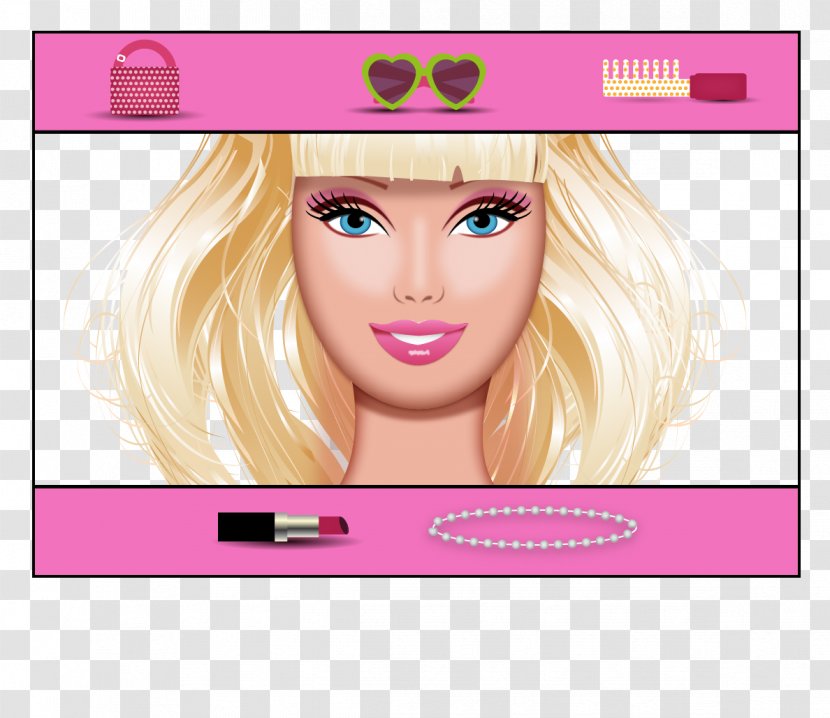 Barbie: The Princess & Popstar Download - Flower - Vector Barbie Makeup Transparent PNG