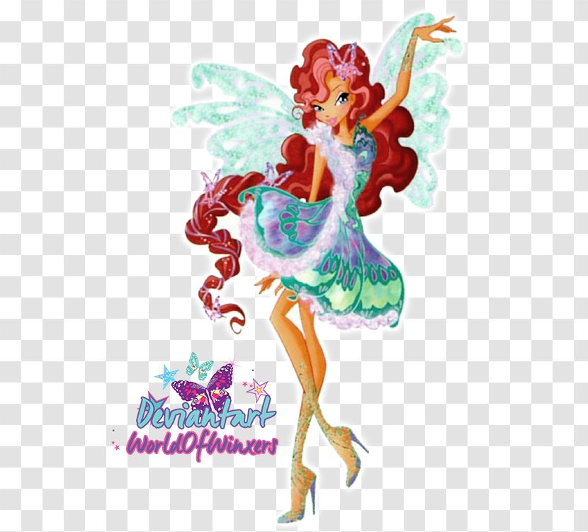 Aisha Tecna Stella Butterflix Winx Club - Mythical Creature - Season 7Aisha Transparent PNG