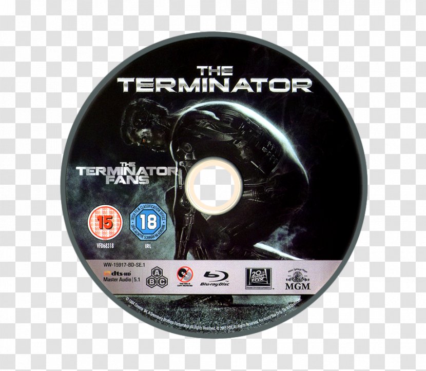 Blu-ray Disc Compact Terminator Salvation Hollywood The - Disk Storage Transparent PNG