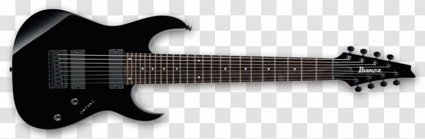 Ibanez RG8 Electric Guitar Eight-string Musical Instruments - Plucked String Transparent PNG