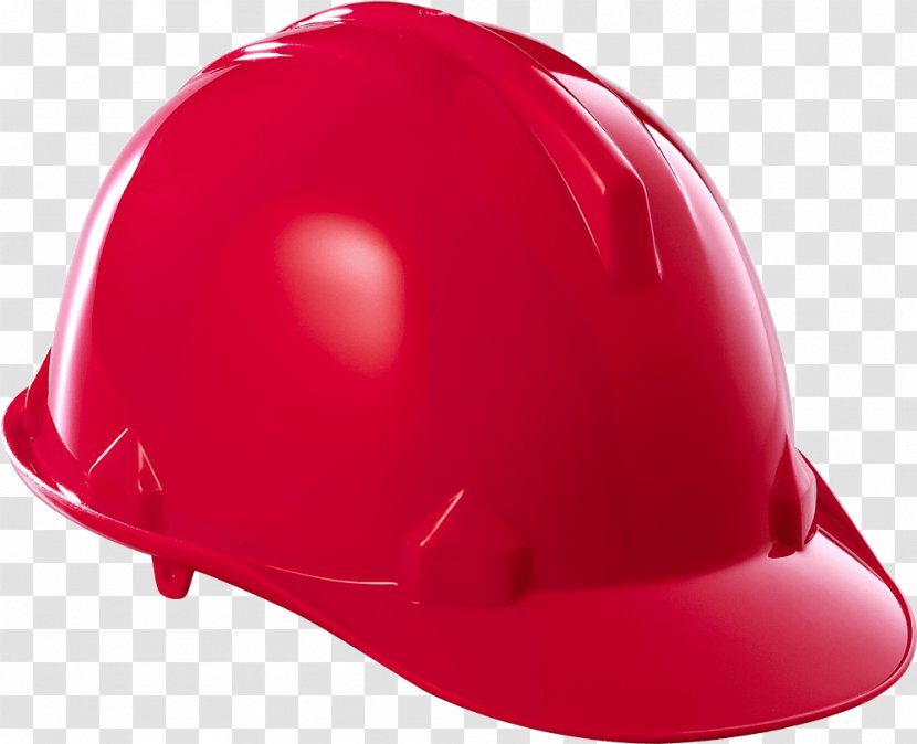 Hard Hats Motorcycle Helmets Personal Protective Equipment Safety - Red - SAFETY HELMET Transparent PNG