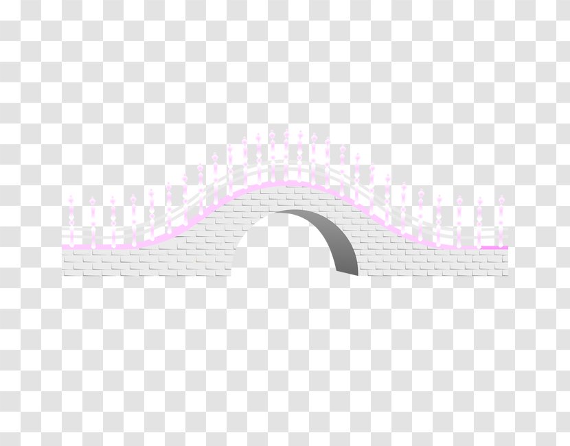 Angle Pattern - Pink - Arch Bridge Transparent PNG