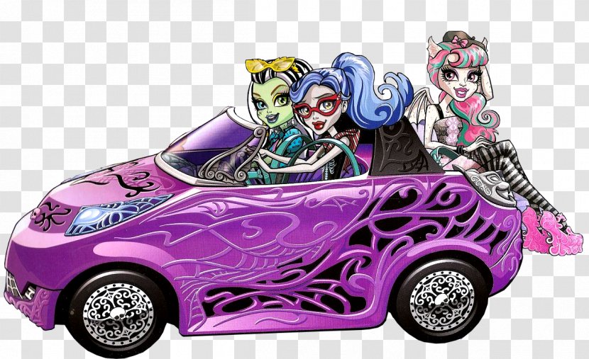 Monster High Toy Doll Barbie Car - Frankenstein Transparent PNG