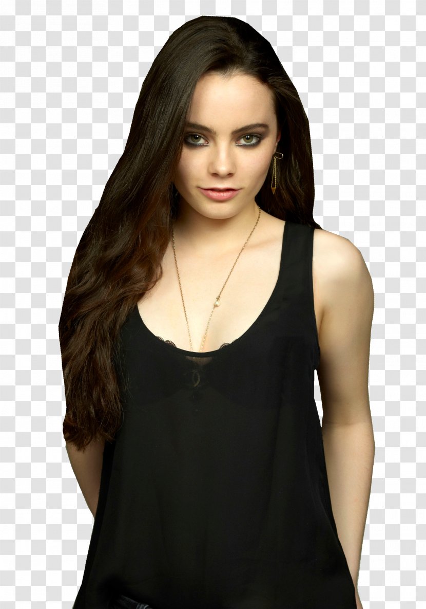 Brown Hair Sleeve Black Long Fashion - Flower - The Hunger Games Transparent PNG