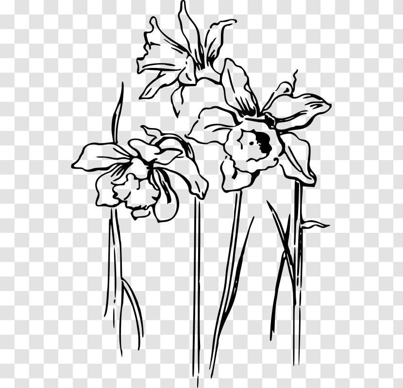 Floral Design I Wandered Lonely As A Cloud Drawing Daffodil Clip Art - Royaltyfree - Fictional Character Transparent PNG