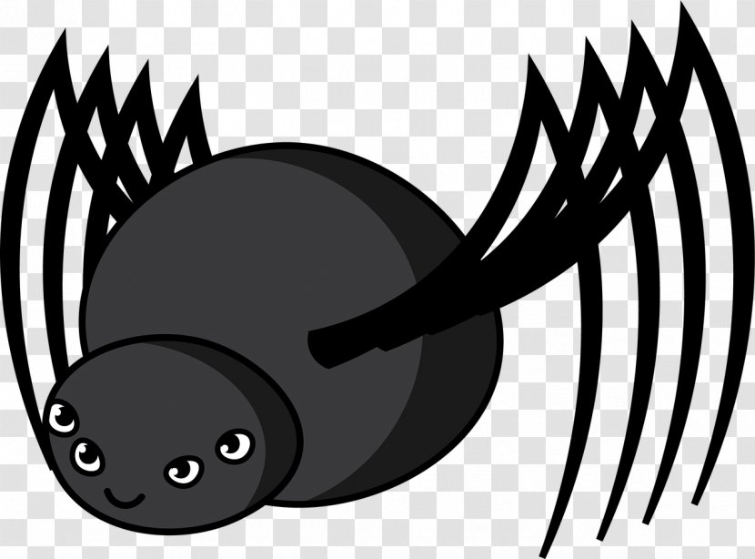 Spider Anansi Clip Art - Black Transparent PNG