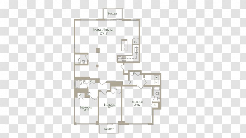 Floor Plan Angle - Gourmet Kitchen Transparent PNG