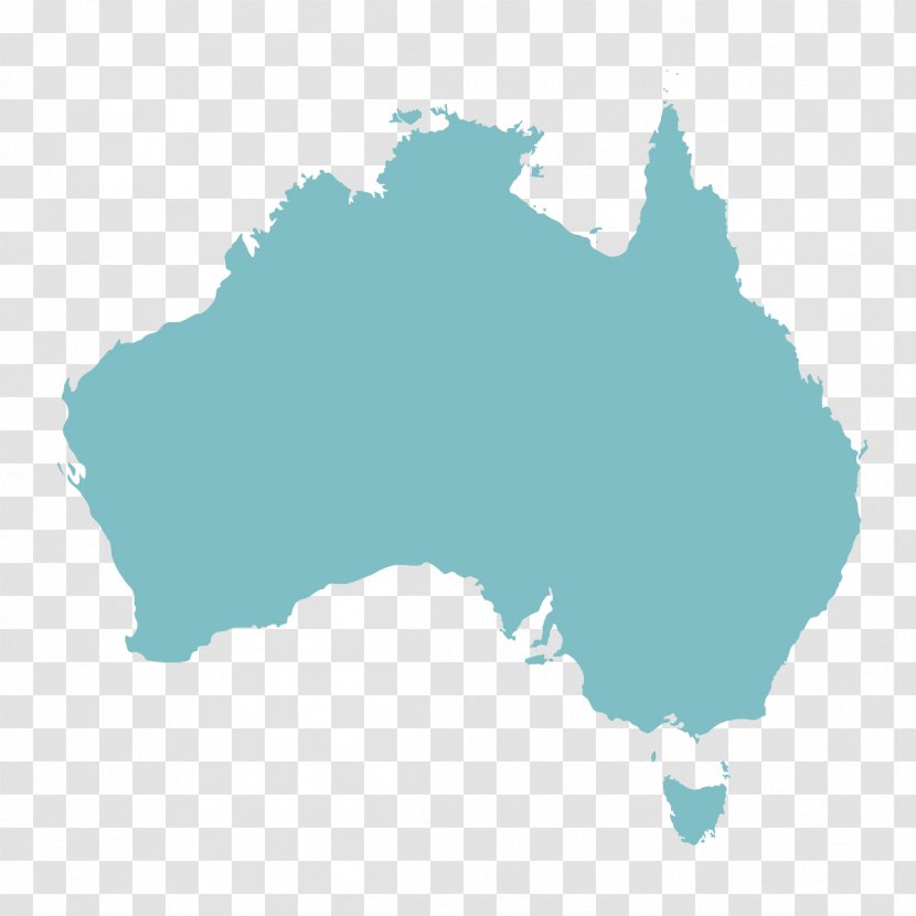 Australia Blank Map Vector - Road Transparent PNG
