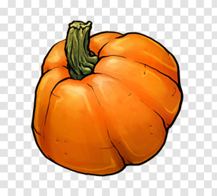 Jack-o'-lantern Pumpkin Winter Squash Vegetable Gourd - Orange - Bell Pepper Transparent PNG