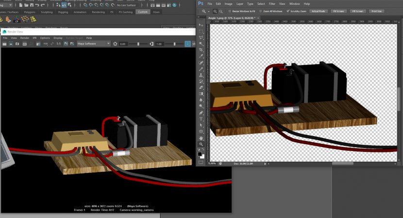 Electronics Rendering Contrast Technology - Electronic Component - Angle Transparent PNG