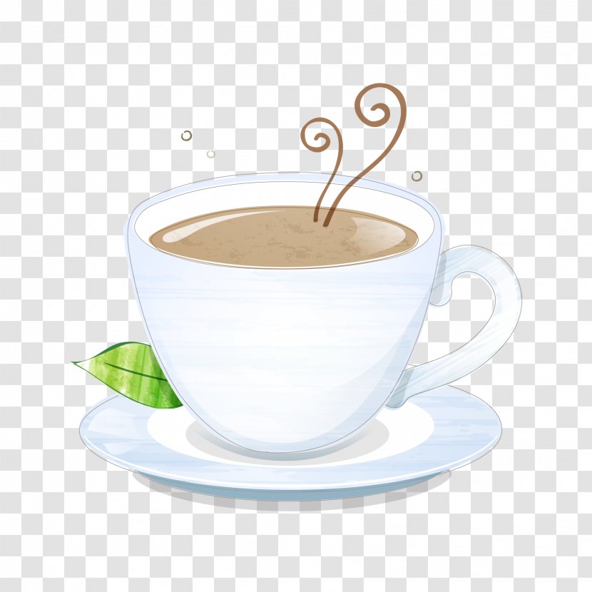 Coffee Cup Cuban Espresso Cappuccino - Saucer Transparent PNG