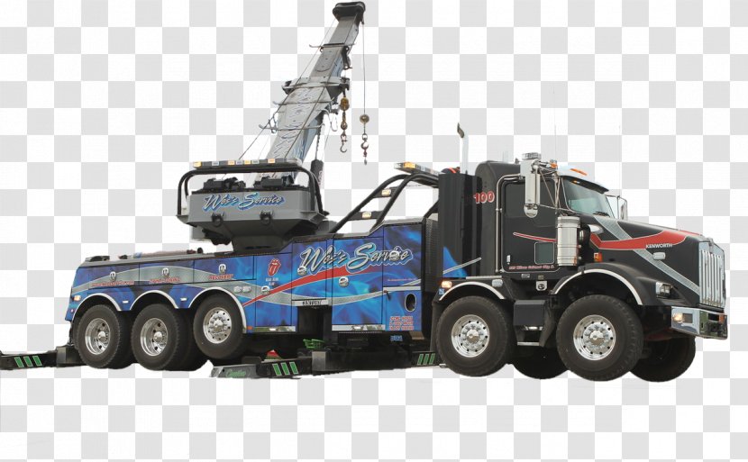Motor Vehicle Wes's Service, Inc. Tow Truck - Crane Transparent PNG