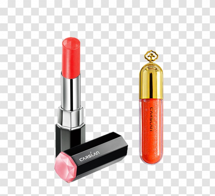 Lip Balm Lipstick Color Make-up Max Factor - Red - Both Transparent PNG