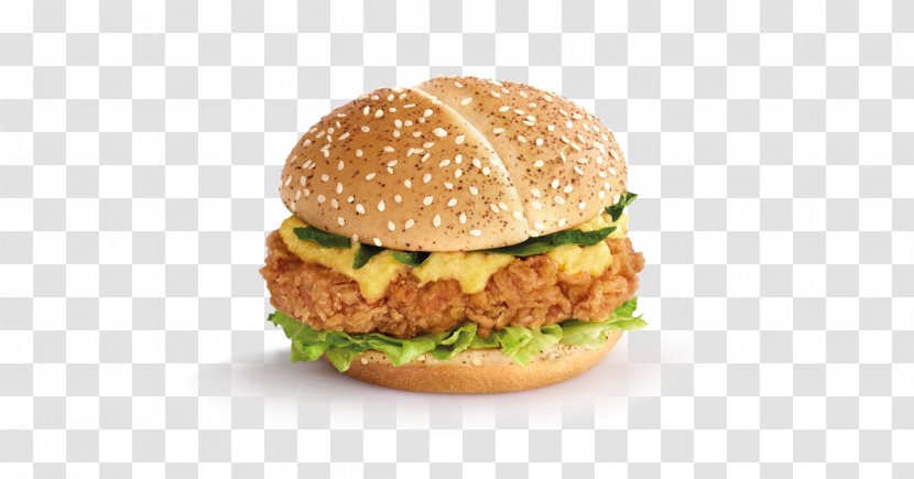 Salted Duck Egg Chicken Sandwich Hamburger Patty French Fries Transparent PNG