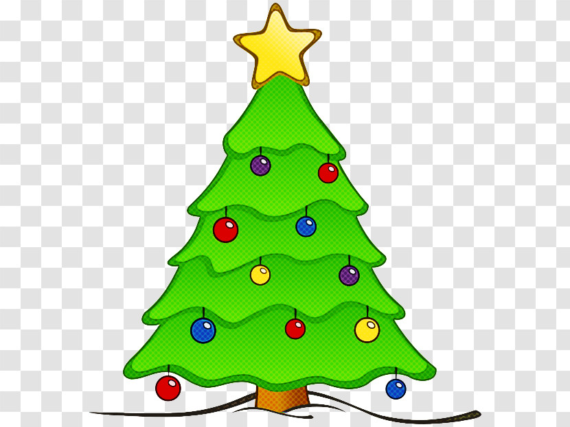 Gold Christmas Tree Transparent PNG