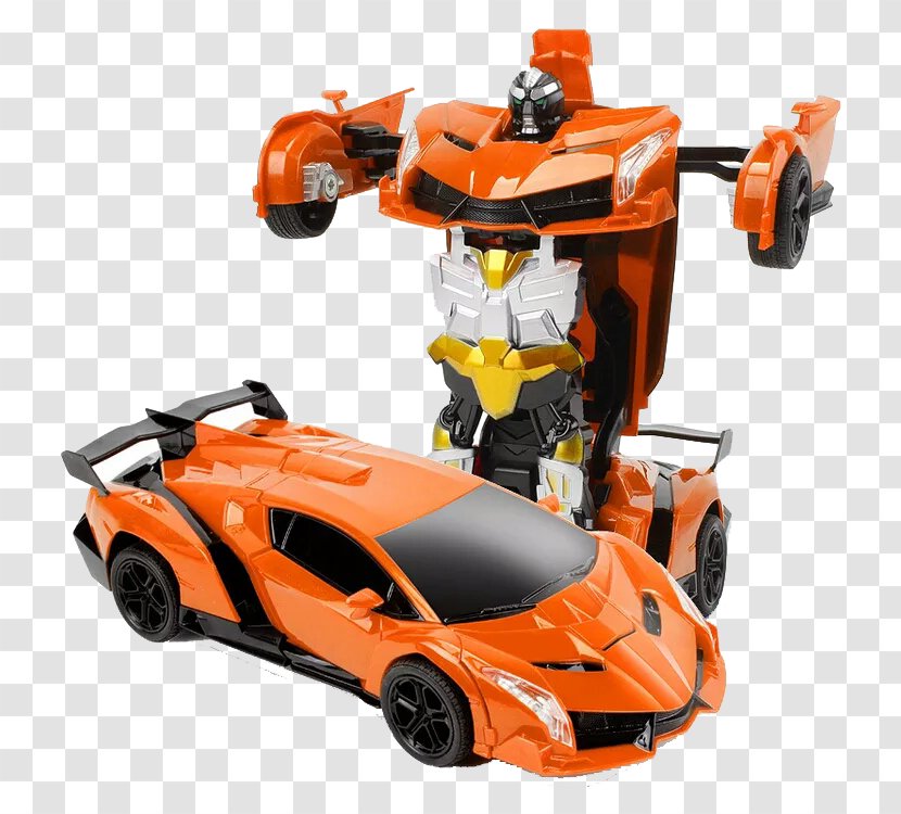 Megatron Model Car Toy Transformers - Vehicle - Orange Transparent PNG